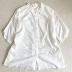 FEILER - FEILER フェイラー フワラーフリルブラウス 長袖シャツ L FEILER - FEILER フェイラー フワラーフリルブラウス 長袖シャツ