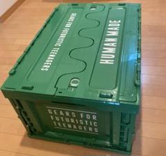 ヒューマンメイド 74L GREEN ロゴプリントコンテナ　限定　レアカラー ヒューマンメイド 74L GREEN ロゴプリントコンテナ 限定 レア