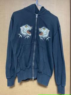 ☆【希少】東洋エンタープライズ フルジップパーカー 虎 龍 富士山 タイガー☆ ☆【希少】東洋エンタープライズ フルジップパーカー 虎 龍