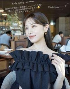 み*み様 laubeblanc Balloon cape Blouse Balloon cape Blouse – L'AUBE BLANC