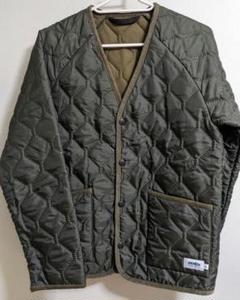美品　ARMENノーカラージャケット 楽天市場】ARMEN アーメン キルティングコート リブ袖オーバー