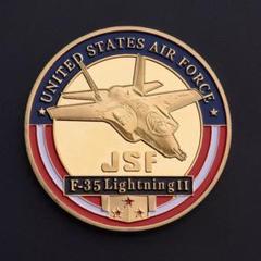 【希少】オーストラリア空軍 F-35A チャレンジコイン【限定】 アメリカ合衆国 空軍 F35 Lightning Ⅱ記念 チャレンジコイン