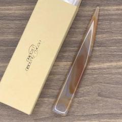 メノウヘラ 12cm 1本 赤色系 瑪瑙ヘラ 磨き棒 ②