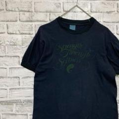 USA製90sヴィンテージTシャツ！シングルステッチ　ブラック半袖古着S77