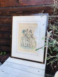 洋画 絵画 ヨーロッパ絵画 貴婦人 ヴィンテージ絵画 アンティーク絵画 fu-collection】 ヨーロッパ名画 貴族と貴婦人 0816S 送料無料