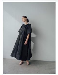 新品未使用★ ella stitch sleeve dress (black)