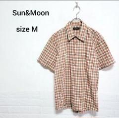 【在庫処分最終価格】Sun&Moon☆　メンズ　半袖シャツ　Mのサムネイル