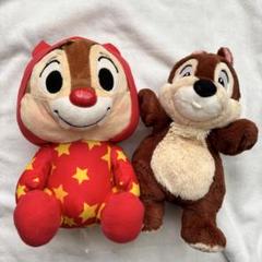 チップとデール　パペット　アミューズ品　セット　ディズニー　ぬいぐるみ