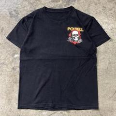 POWELL パウエル スカル Tシャツ S ブラック