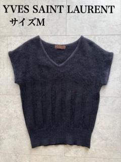最終値下げ❣希少♥　イヴサンローラン　ヴィンテージ　ニット　人気　YSL刺繍 Yves Saint Laurent - イヴサンローラン 90s 日本製 カシミヤ