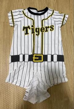 阪神タイガース ロンパース 70cm ストライプ