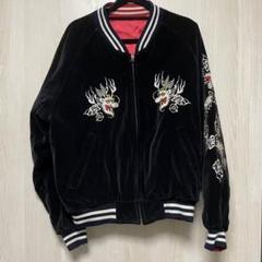 80s 稀少カラー 別珍　スカジャンレディース　ヴィンテージ 希少 70s 80s ビンテージ 別珍 スカジャン スーベニア