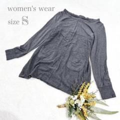 【フィット】レディース チュニック 長袖 ストレッチ素材 バックチャック 日本製