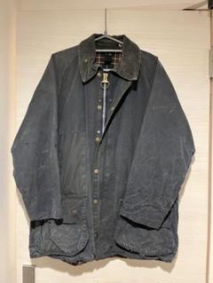 古着　Barbour Beaufort カバーオール ダークブルーのサムネイル