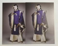 刀剣乱舞　歌舞伎　東鑑雪魔縁　ポストカード　三日月宗近　2枚　とうかぶ