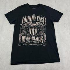 ジョニーキャッシュ　イーグル　トップス　半袖　Tシャツ　古着　ブラック　黒　SMのサムネイル