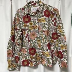 イーハイフンワールドマニア 三戸なつめ コラボ 花柄 ブラウス シャツ