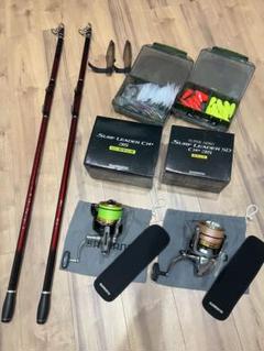 釣竿シマノサーフリーダーダイワHZロングビームT 2本セット