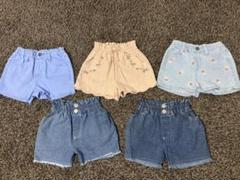 女の子ベビー半ズボン、ハーフパンツ5枚セット