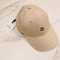 MONCLER ベースボールキャップ ベージュ新品　未使用　タグ付
