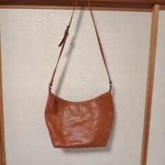 Dakotaオレンジ レザー ショルダーバッグのサムネイル
