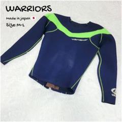 良品✨WARRIORS タッパー/ウエットスーツ 約2mm　ML ハーフジップ