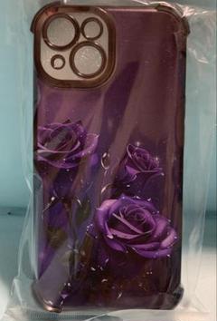 [新品・未開封]フォロー割あり パープルローズiPhone15対応ケース