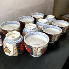 有田焼　伊万里焼　古伊万里　金彩　色絵　向付　蕎麦猪口　湯呑み　小鉢10客セット 有田焼 伊万里焼 古伊万里 金彩 色絵 蕎麦猪口 向付 小鉢 湯呑み