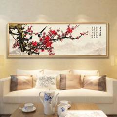 11CTクロスステッチキット梅の花と鳥の刺繍キット150×40cm