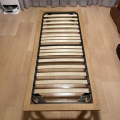 本日まで！廃棄寸前！【状態良好】無印良品シングルベッド