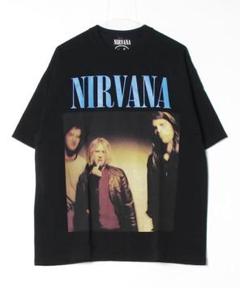 ニルヴァーナ シルヴァー Tシャツ　フリークスストア別注　ヘビーコットン PUBLUX/NIRVANA IN UTERO ピグメントTシャツ【限定展開