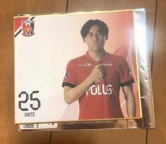 浦和レッズ プレーヤーズミニ色紙&うちわセット　安居海渡選手
