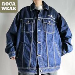 ロカウェア Gジャン デニムジャケット オーバーサイズ B系 濃紺