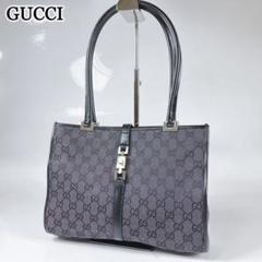 【極美品】GUCCI GG柄 ジャッキー トートバッグ キャンバス ロゴ