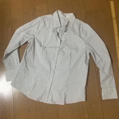23区　大きいサイズ　48 ストライプ　長袖　シャツ
