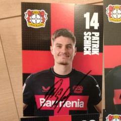 バイヤー04レバークーゼン チェコ代表 パトリック・シック サイン入り選手カード