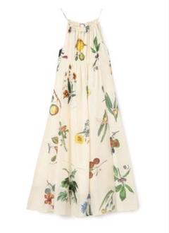 極美品✨キャバン　ボタニカルワンピース　コットン　花柄　オレンジ 2025年最新】CABAN ワンピース ボタニカルの人気アイテム - メルカリ