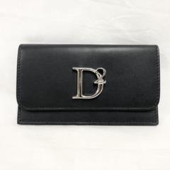 ○★新品未使用　DSQUARED2　ストラップ付ヴィンテージ二つ折り財布　黒 2025年最新】ディースクエアード dsquared 財布の人気アイテム