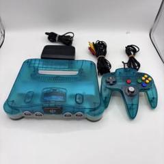 動作確認済NINTENDO64 クリアブルー 本体 ニンテンドー64 レトロ