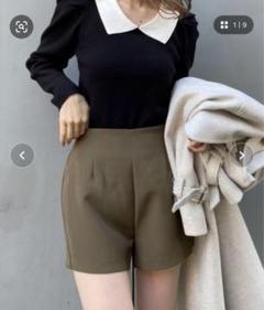 one after another NICE CLAUP ショートパンツブラウン