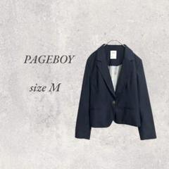 美品/PAGEBOY/テーラージャケット/M/ネイビー/ビジネス/No.1114