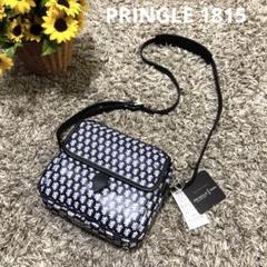 PRINGLE 1815 ♫ 総柄 ショルダーバッグ pvc 本革