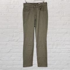 ミセスジーナ♡カジュアルパンツ スラックス ストレート グレー系 古着
