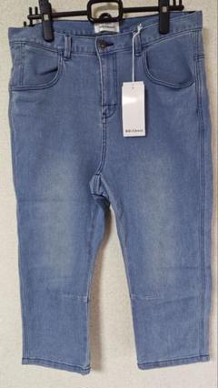 【新品タグ付き】ライトブルーデニムクロップドパンツ