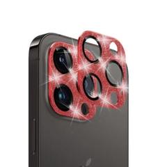 iPhone14Pro/Pro Max用カメラガラスフィルム　カメラ保護　レッド