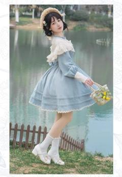 【栀】LO644 lolita オリジナル jsk ロリータ ワンピース