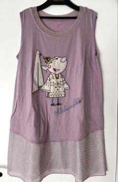 アルベロ　ノースリーブ　チュニック　カットソー　Tシャツ　ブタさん