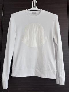 MONCLER ホワイト トレーナー MONCLER モンクレール SWEATSHIRT クルーネック スウェット