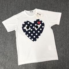 PLAY Comme des Garçons ハートドットTシャツ XS PLAY COMME des GARCONS コムデギャルソン Play Dot Heart T