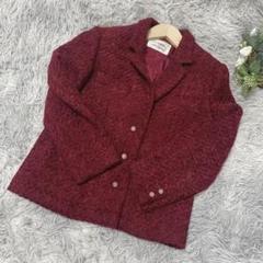 【美品 DANA PARIS　ダナパリ　シルク入りジャケット 日本製】 美品 DANA PARIS ダナパリ シルク入りジャケット 日本製】